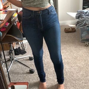 KanCan dark wash high rise jeans